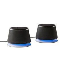 Amazon Basics Stereo 2.0 Speakers, USB-Powered, 1 Pair, Black OPEN BOX picture