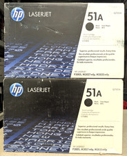✨ Lot of 2 OEM Genuine HP LaserJet Q7551A 51A Black Toner P3005 M3027 M3035 mfp picture