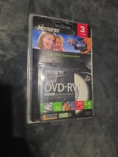 Memorex 3 Pack 2x Mini DVD-RW Discs With Jewel Cases 1.4 GB -  NEW Sealed picture
