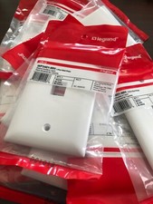 Qty Lot ( 9  Legrand On-Q WP3401-WH 1-Single Gang Wallplates - White picture