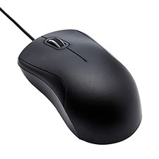 Amazon Basics USB Wired Mouse 3 Buttons Standard Blackfrom JP picture