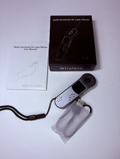 D13 Wireless Air Mouse Laser Tracking Gray w/ USB Receiver & User Manual picture
