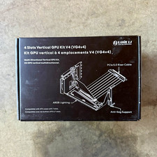 Lian Li 4-Slot Vertical GPU Mount Kit V4 VG4v4 w/ PCIe 5.0 Riser Cable picture