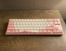 Ducky x Varmilo Miya Pro Sakura Round 2 White LED 65% Mechanical Keyboard picture