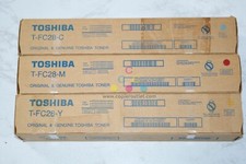 3 OEM Toshiba eSTUDIO 2330C,2820C,2830C,3520C,3530C T-FC28 CMY Toner Cartridges picture