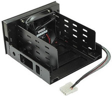 Dual 5.25 In. Drive Bay to Triple 3.5 In. HDD Cooling Box picture