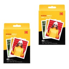 Kodak 3.5x4.25 Premium Zink Photo Paper, 80 Sheets for Smile Classic Camera picture