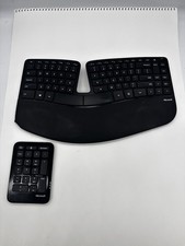 Microsoft Sculpt Ergonomic Desktop Wireless Keyboard Model 1559 w/ Dongle Keypad picture