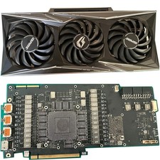 For Colorful iGame RTX3090 vulcan OC 24G Heatsink Cooling Fan w/no Bad PCB Board picture