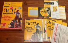 Symantec ACT 4.0 (Vintage, CD-ROM) with Box and Extras picture