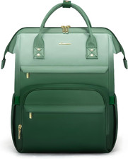 LOVEVOOK Gradient Laptop Backpack for Women,15.6 Inch Work Computer Bakcpack Pur picture
