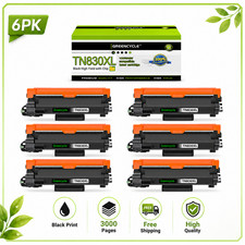 6PK Replacement Toner fit Brother HL-L2460DW MFC-L2820DW HL-L2405W TN830XL Black picture