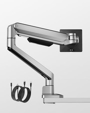  Deluxe Monitor Arm A/C up to 40 Inch Holds 26.4 lbs Curved with USB Silver picture