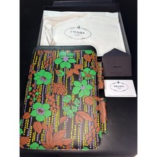 Prada Saffiano Leather Floral Print iPad Tablet Case NWT Full Inclusion Box Auth picture