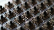 Hand Lubed and Filmed Gateron Ink Black V2 Linear Switches (70 Count) picture