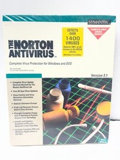 The Norton Antivirus Version 2.1 For DOS and Windows 3.5 Sealed Brand New picture