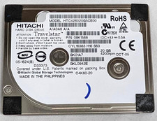 Hitachi Travelstar HTC426020G5CE00 20GB Hard Disk Drive 4200RPM HDD P/N: 08K1568 picture