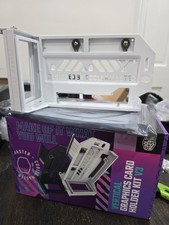 Coolermaster vertical gpu mount newest version + GEN 5 RISER CABLE - white picture