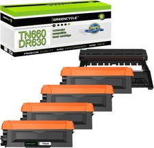 4PK TN660 Toner Cartridge & 1PK DR630 Drum Unit For Brother HL-L2320D HL-L2360DW picture