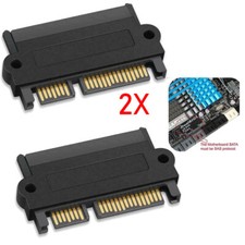 2X SAS to SATA 22-pin Male Converter SFF-8482 Female HDD Hard Drive Raid Adapter picture