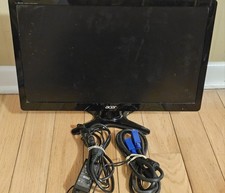 Acer 20” Computer Monitor (G206HL) – Bundle W/ Stand & Cables Tested Works picture