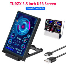 TURZX 3.5/5 Inch IPS USB Secondary Screen PC System Monitor Display picture