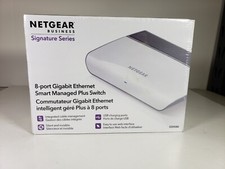 NETGEAR GS908E-100NAS 8-port Gigabit Ethernet Switch Brand New Factory Sealed picture