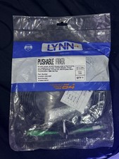 LYNN Pushable Fiber Optical Network Cable SC/APC-SC/APC Simplex 50 ft Black picture