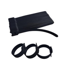 6 Inches Black Reusable Cable Ties,Multi-purpose 6inches-60PCS, picture