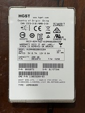 HGST 200GB SAS SSD HUSMH8020BSS204 12Gbps MLC Enterprise SSD 512e 2.5in [2 LOT] picture