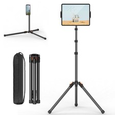 72in Tablet Floor Stand Tripod,Tablet Stand Floor with 360° Ball Head,Height Adj picture
