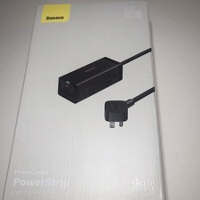 baseus PowerCombo Extension Cord Set With 65W GaN Charger PowerStrip picture