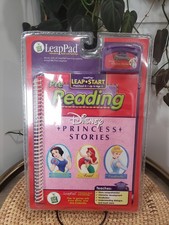 VTG Leap Frog Leap Start Pre Reading Disney Princess Stories Book Cartridge New  picture