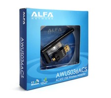 Alfa AWUS036ACS 802.11ac 600Mbps USB Dual Band Long Range WiFi USB Adapter AC600 picture
