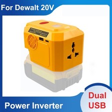 For Dewalt Battery Power Inverter DC 18-20V AC 120V/220V Dual USB Outdoor Camp picture