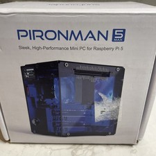SunFounder Pironman 5 Max Mini-ITX Case for Raspberry Pi 5, Dual NVMe, RGB, OLED picture