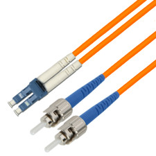 All Systems Broadband ASBJE2R2R16008MRDBT 8 Meter Duplex LC/UPC-LC/APC Orange Fi picture