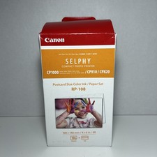 Canon RP-108 Color Ink/Paper Set, Compatible with Selphy CP910/CP820/CP1200 picture