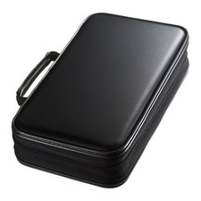 Sanwa Supply DVD/CD Semi-Hard Case, 96-Disc Capacity, Black FCD-WL96BK picture