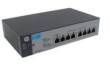NEW HP J9802A 8 PORT NETWORK SWITCH NO POWER CORDS picture