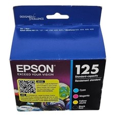Epson 125 DURABrite Ultra Ink Cartridges 4-Pack CMYK T125120-BCS New picture