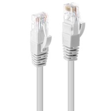 LINDY 3m Cat.6 U/UTP Network Cable, White 3m White picture