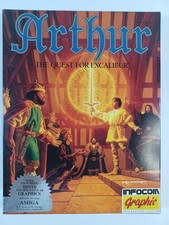 Arthur The Quest for Excalibur Commodore Amiga Game on 3.5
