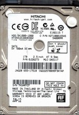 Hitachi HTS541010A9E662 P/N: 0J26273 MLC: DA5117 Thailand 1TB picture