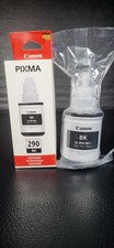 2pk Canon 290 BK Black Ink Bottle OEM Original Pixma - 2 New, Sealed picture