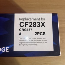 INKNI CF283X CRG137 2-Pack Black High Yield Toner 2400 Page New Sealed picture