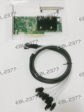 LSI 9500-8i Tri-Mode HBA IT Mode ZFS TrueNAS UNRAID w/ 1*SFF-8654  SATA Cable picture