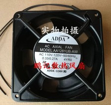 1PCS ADDA AA1281UB-AW 12038 110V AC 0.33/0.27A Industrial Elevator Fan picture