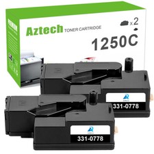 Color Toner Set For Dell 1250 C1760NW C1765NF C1765NFW 1250C 1350cnw 1355cnw picture
