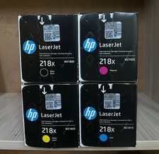 HP 218X High Yield Toner Cartridge Set (W2180X-W2181X-W2182X-W2183X) picture